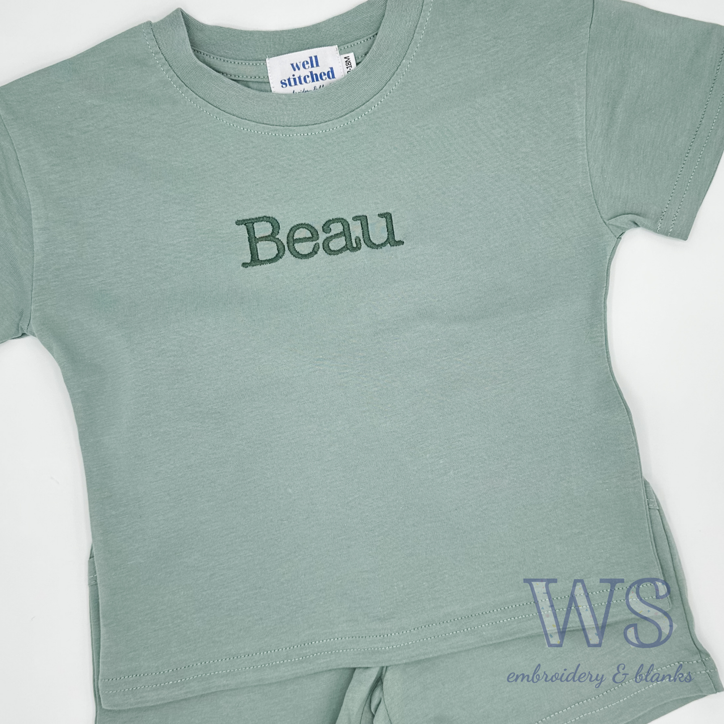 Kid's Shorts Set - Green
