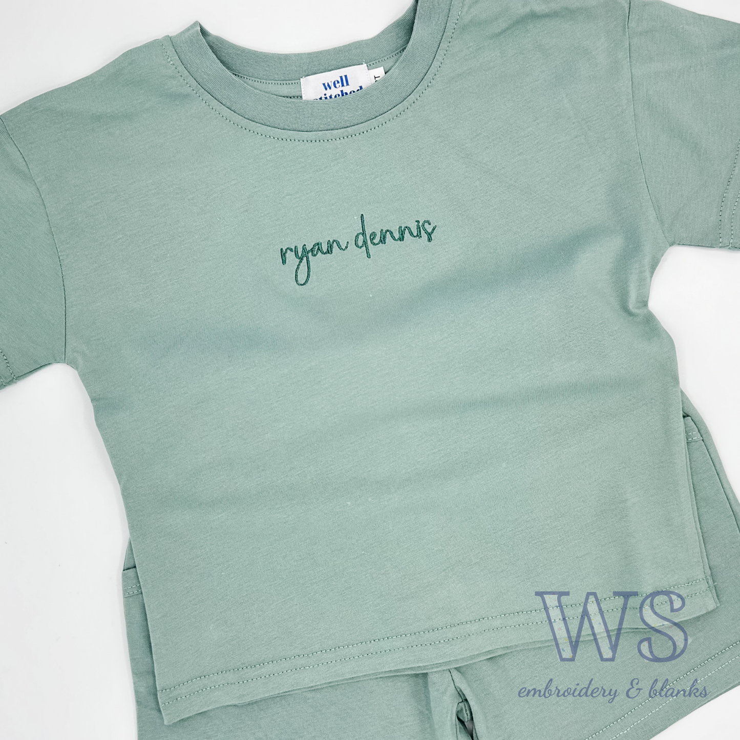 Kid's Shorts Set - Green