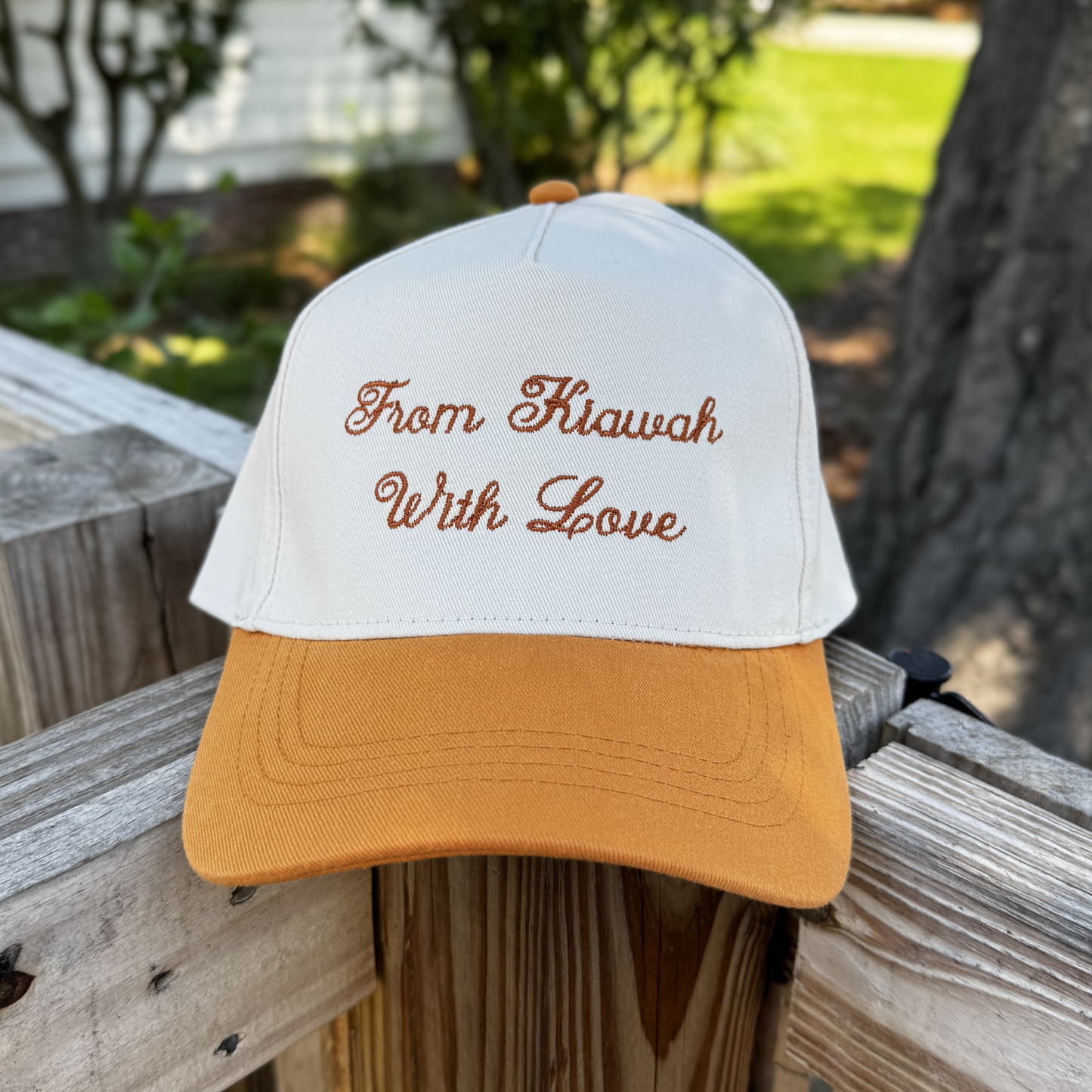 "From Kiawah With Love" Two Toned Trucker Hat