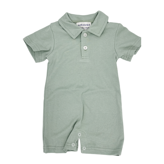 Classic Collared Romper