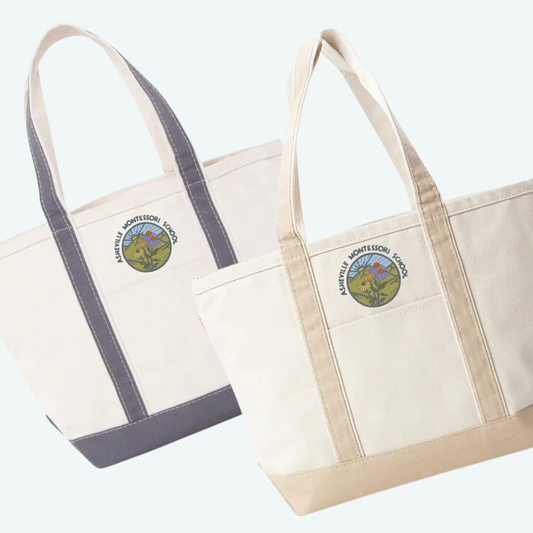 Medium Canvas Tote - Asheville Montessori