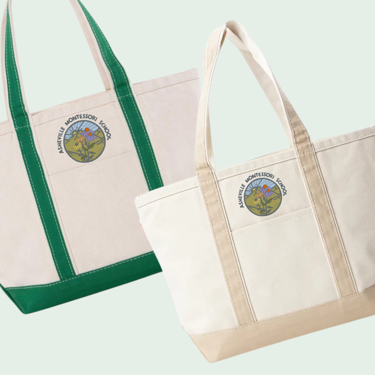Medium Canvas Tote - Asheville Montessori
