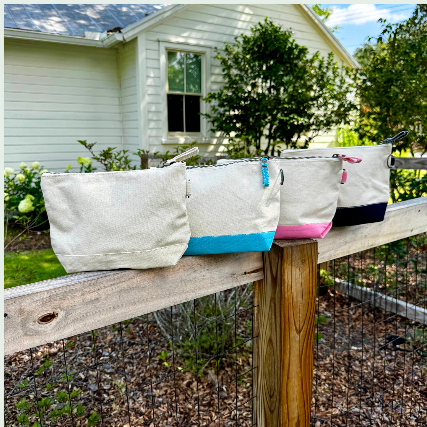 All in Zip Top Pouch — Custom Embroidered