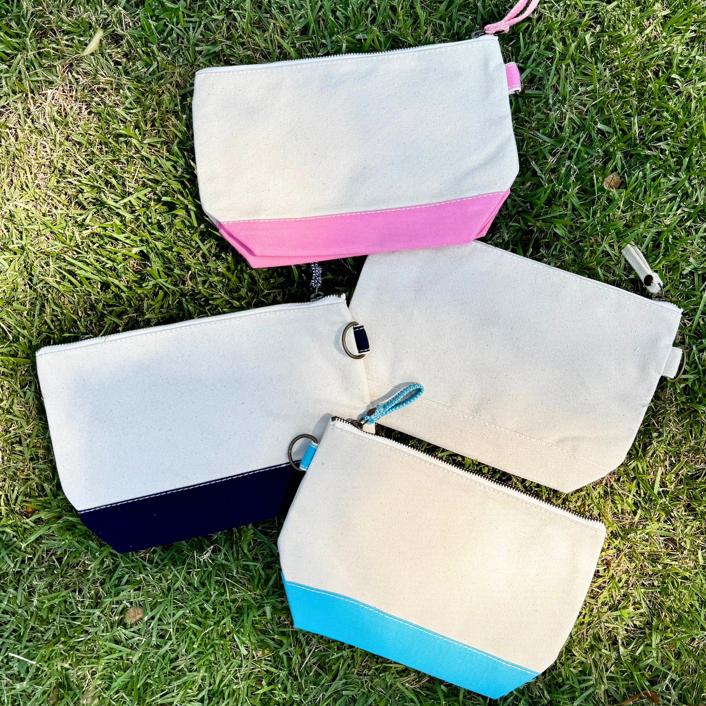 All in Zip Top Pouch — Custom Embroidered