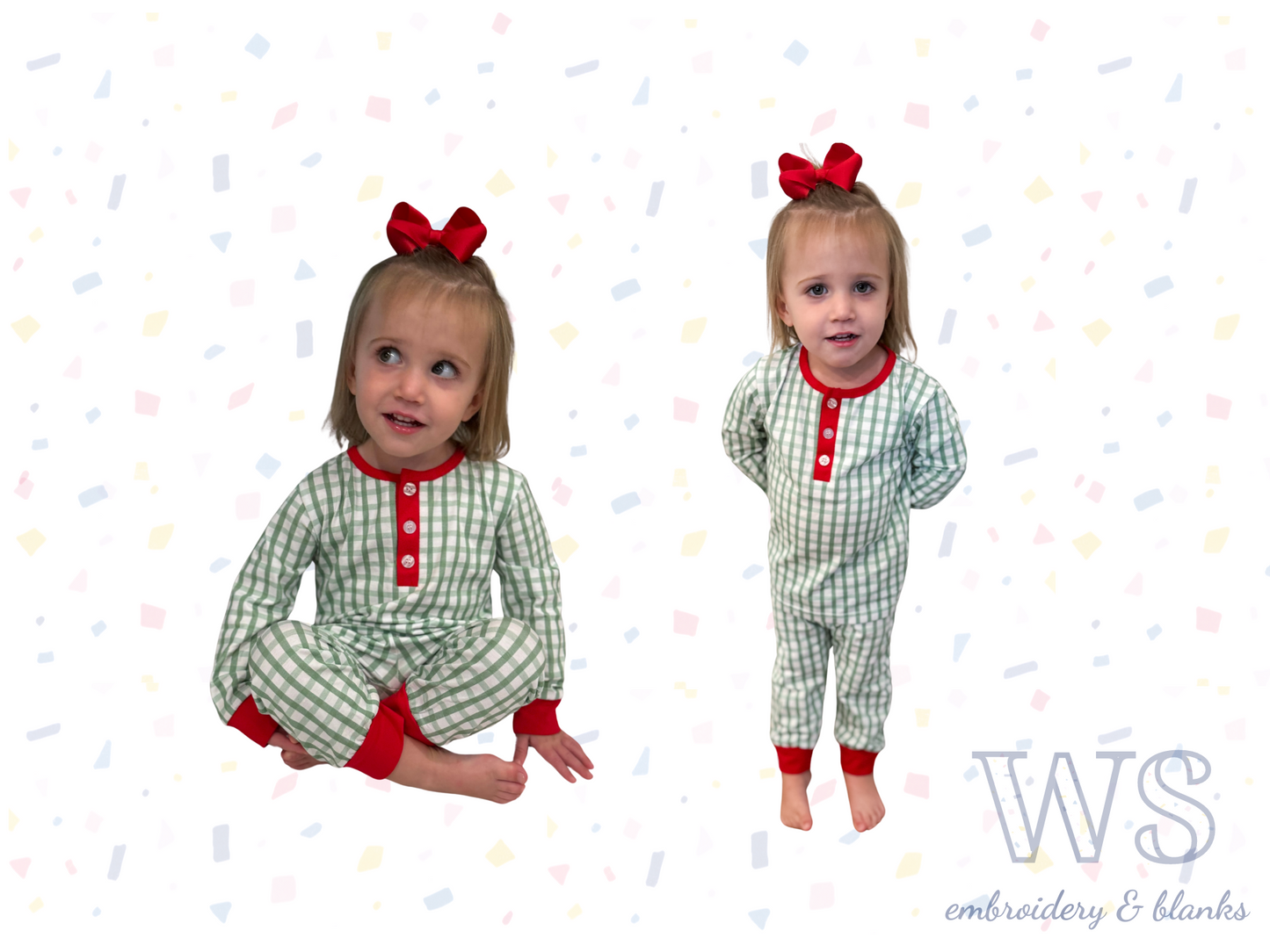 Two Piece Holiday PJs