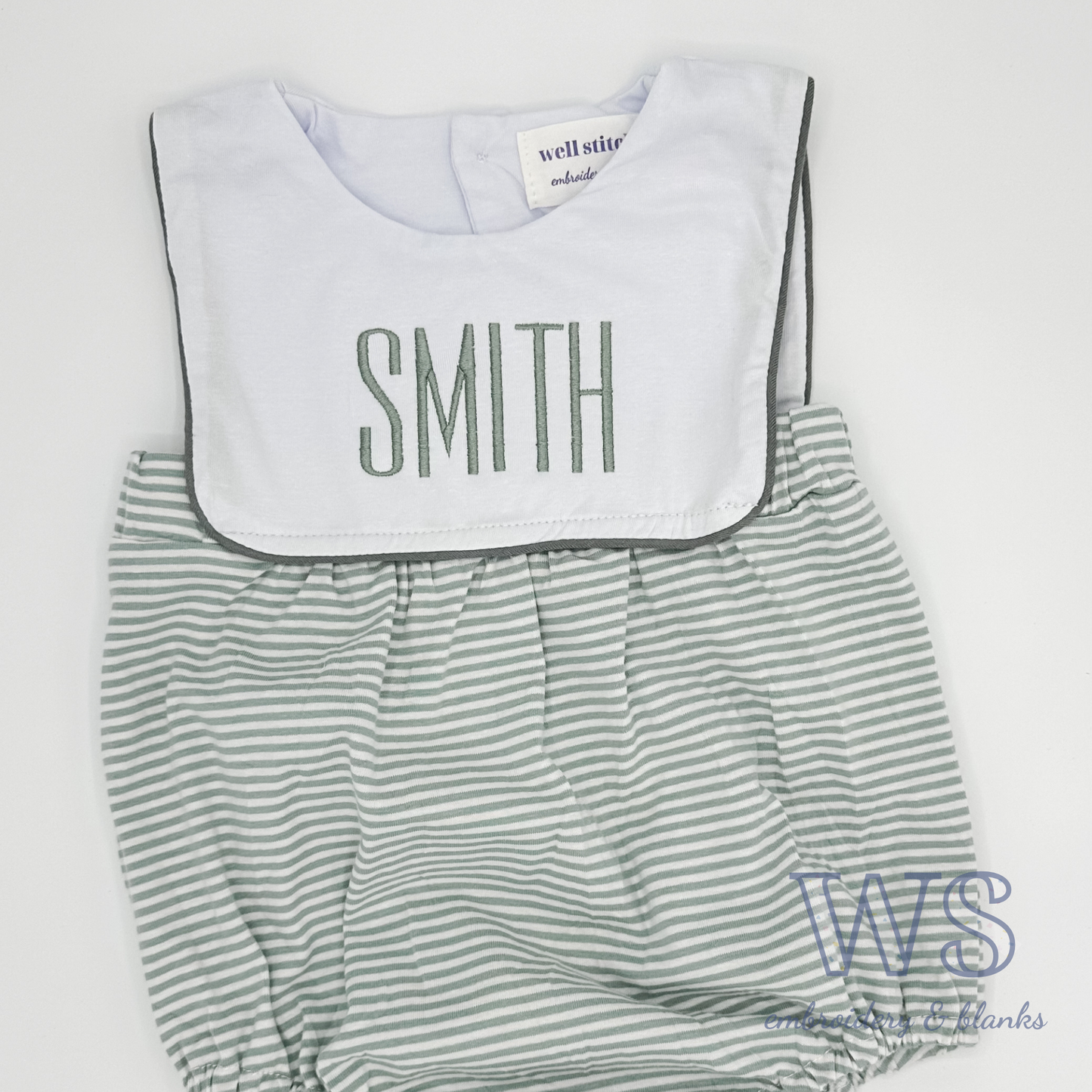 Striped Bubble - Green and White
