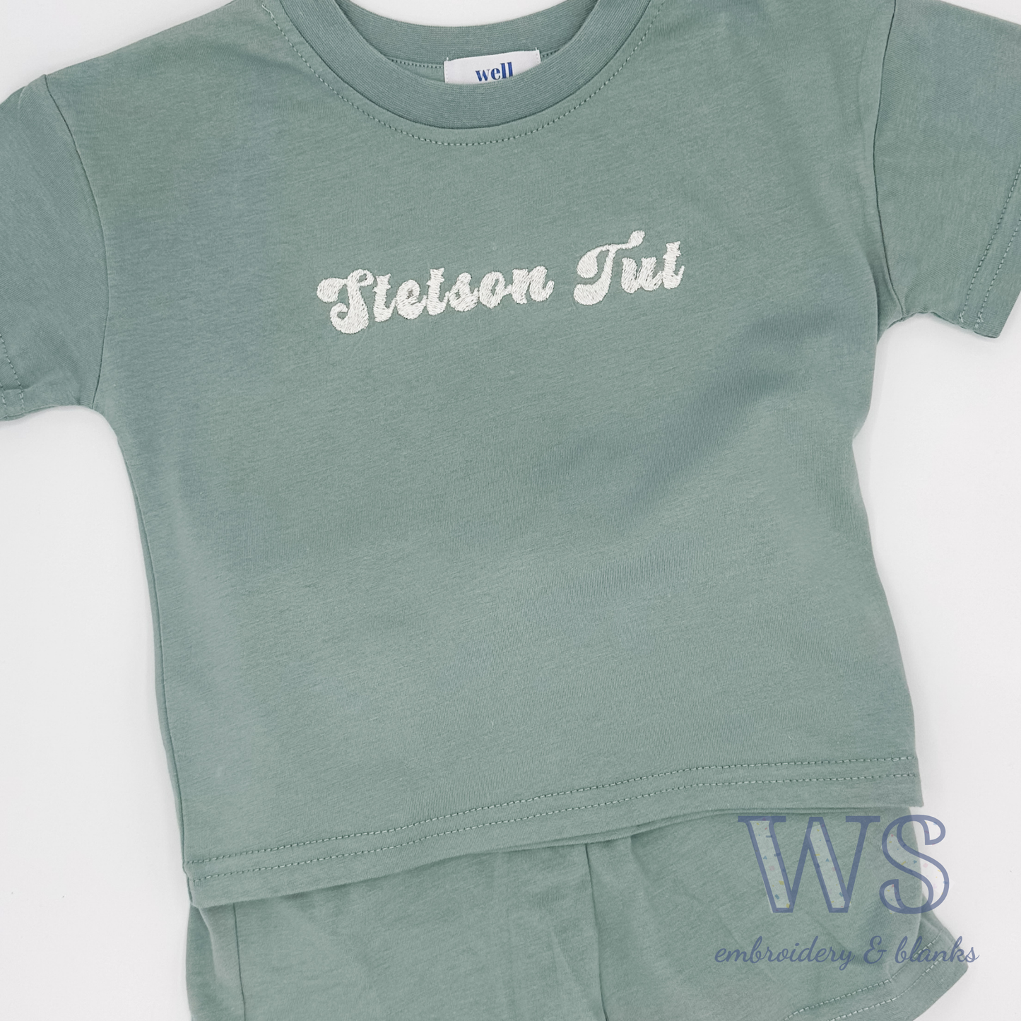 Kid's Shorts Set - Green