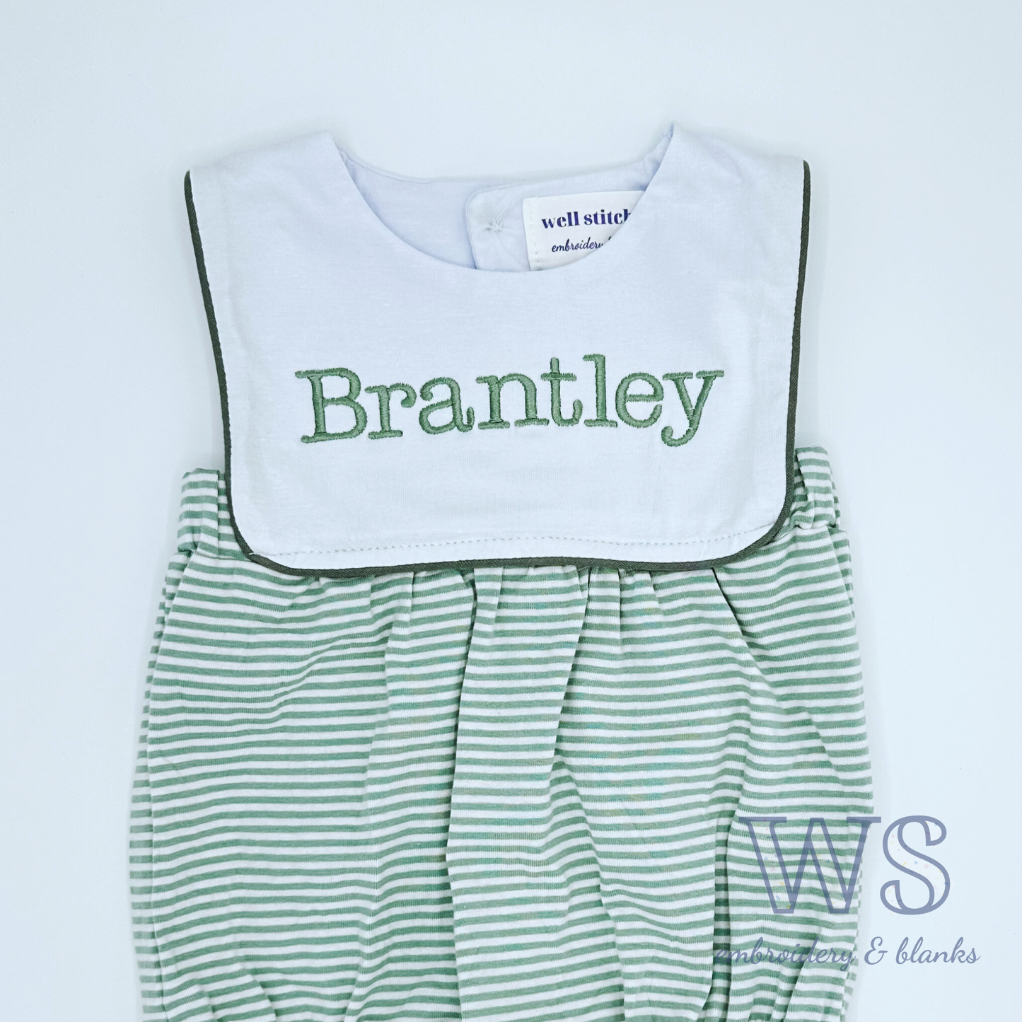Striped Bubble - Green and White
