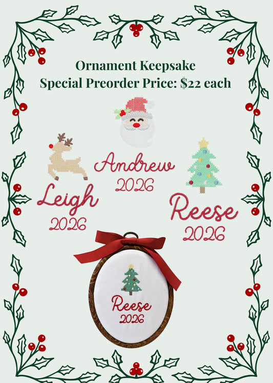 Oval Keepsake Ornament - 2026
