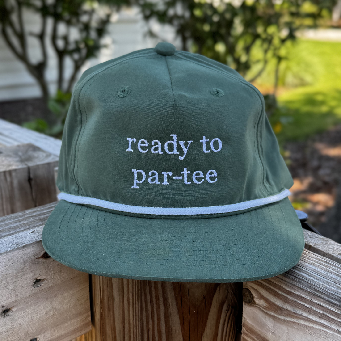 "Ready to Par-Tee" Vintage Rope Hat