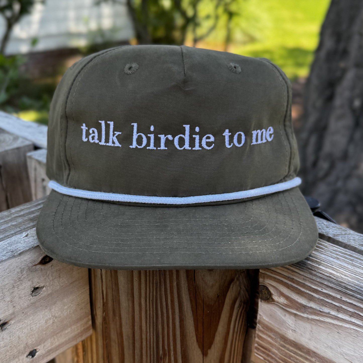 "Talk Birdie To Me" Vintage Rope Hat