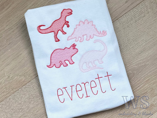 Valentine's Kid's Shirt - Valentine's Dinos